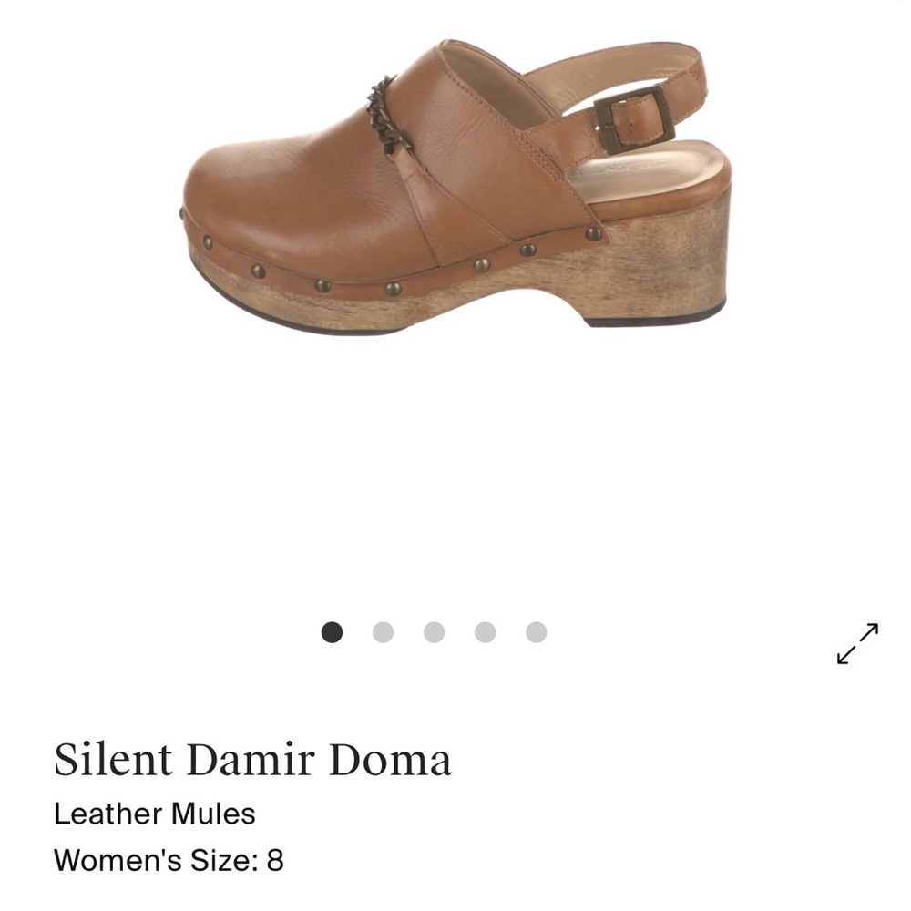 Anthropologie Silent D Clogs Size 6